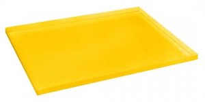 JUSTRITE 29058 YELLOW POLYETHYLENE SUMP SHELF TRAY FOR 90-GALLON SAFETY CABINET