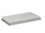 JUSTRITE 29959 SPILLSLOPE STEEL SHELF WITH CHEMICAL-RESISTANT POLY TRAY