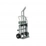 JUSTRITE 35022 DOUBLE CYLINDER HAND TRUCK WITH HOIST RING, 272 KG CAPACITY AND TOOL TRAY