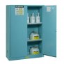 JUSTRITE 894582 45-GALLON CORROSIVES SAFETY CABINET WITH SELF-CLOSING DOOR
