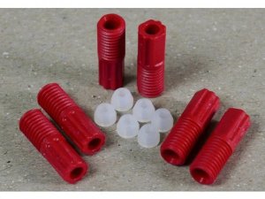 JUSTRITE 3.0-MM OD HARD-WALL TUBING COMPRESSION FITTINGS WITH FERRULES FOR HPLC POLY MANIFOLD, PK OF 6