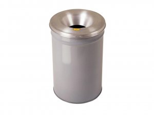 JUSTRITE 30 GAL DRUM GRAY CEASE-FIRE RECEPTACLES