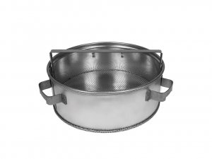 JUSTRITE DRAIN BASKET, STEEL