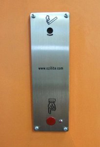 OZILITE AUTOMATIC CIGARETTE LIGHTER, VERTICAL POLE MOUNT UNIT WITH TIMER