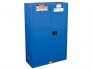 JUSTRITE 45G SURE-GRIP EX HAZARDOUS MATERIAL STEEL SAFETY CABINET, 2 SHLVS, 2 S/C DRS