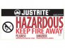 JUSTRITE 862228 HAZARDOUS MATERIAL SAFETY STORAGE CABINET 22 GALLON SELF-CLOSE WITH 3 SHELVES
