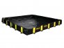 JUSTRITE RIGID-LOCK QUICKBERM, DIMS. 12'W X 12'L X 12
