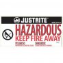 JUSTRITE SURE-GRIP® EX COMPAC HAZARDOUS MATERIAL STL SAFETY CABINET, 12 GALLON, 1 SELF-CLOSE DOOR ROYAL BLUE