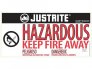 JUSTRITE SURE-GRIP EX PIGGYBACK HAZARDOUS MATERIAL SAFETY CABINET, 17 GALLON, 2 SELF-CLOSE DOORS, ROYAL BLUE