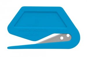 MARTOR SECUMAX POLYCUT STANDARD, CONCEALED BLADED KNIFE, BLUE (100PC/BOX)