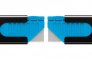 MARTOR SECUNORM HANDY NO. 445 WITH DOUBLE SIDED SLIDER, BLACK/BLUE (1 CUTTER/BOX)
