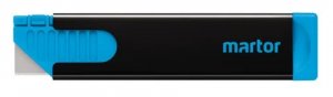 MARTOR SECUNORM HANDY NO. 445 WITH DOUBLE SIDED SLIDER, BLACK/BLUE (1 CUTTER/BOX)