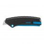 MARTOR SECUNORM MIZAR, SEMI AUTO RETRACTABLE SAFETY KNIFE WITH ROUNDED-TIP TRAPEZOID BLADE NO. 65232 (1 IN SINGLE UNIT BOX, 10 KNIVES IN MULTIPACK)