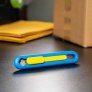 PACIFIC HANDY CUTTER VOLO AUTO-RETRACT SAFETY KNIFE, HIGH-VISIBILITY DESIGN