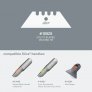REPLACEMENT BLADE, CERAMIC, GENERIC UTILITY, POINTED TIP, SINGLE (EACH PACK HAS 2 BLADES)