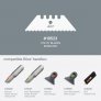 REPLACEMENT BLADE, CERAMIC, GENERIC UTILITY, SERRATED, SINGLE (EACH PACK HAS 2 BLADES)