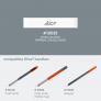 REPLACEMENT BLADES, CERAMIC, CRAFT, CHISEL, NARROW, DOUBLE-SIDED (PACK OF 4 BLADES)