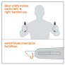 SLICE 10550 MANUAL RETRACTABLE SAFETY CUTTER – CERAMIC BLADE UTILITY KNIFE