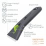 SLICE 10593 AUTO-RETRACTABLE SAFETY SCRAPER – FINGER-FRIENDLY CERAMIC BLADE WITH SURESCRAPE™