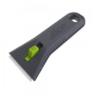 SLICE 10593 AUTO-RETRACTABLE SAFETY SCRAPER – FINGER-FRIENDLY CERAMIC BLADE WITH SURESCRAPE™