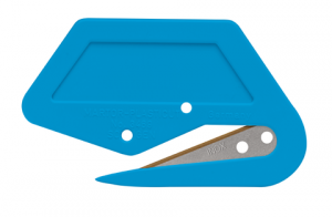 MARTOR SECUMAX PLASTICUT NO. 346912 WITH STAINLESS STEEL BLADE, BLUE (10 KNIVES/BOX)