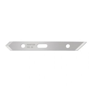 MARTOR GRAPHIC BLADE NO. 32 – REPLACEMENT SCALPEL BLADE, 5.7 MM, 10 BLADES/PACK