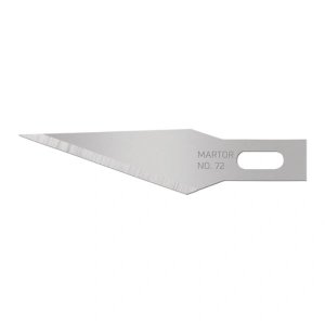 MARTOR GRAPHIC BLADE NO. 72 – DOUBLE BEVEL EDGE, 10 BLADES/PACK