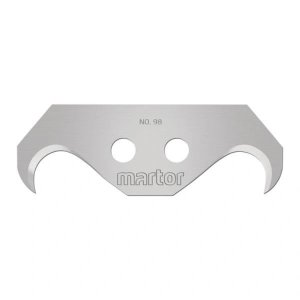 MARTOR HOOK BLADE NO. 98, 2 CUTTING EDGE REPLACEMENT BLADE (10 BLADES/PACK, 10 PACK/ CASE)
