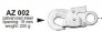 PROTEKT 1.5M UNIVERSAL SAFETY LANYARD C/W AZ022 AND AZ002 SNAP HOOK, OVERALL LENGTH 1.8M