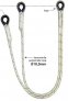 PROTEKT DOUBLE SAFETY LANYARD, LENGTH 1.5 METER, WITH AZ022