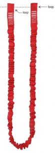 PROTEKT ENERGY ABSORBING LANYARD, LENGTH 1.2 METER, WITH AZ023