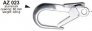 PROTEKT ENERGY ABSORBING LANYARD, LENGTH 1.2 METER, WITH AZ023
