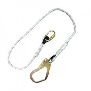 WORKGARD CONNECTING LANYARD WITH SCAFFOLD HOOK AND TWIST LOCK KARABINER, TOTAL LENGTH: 1.5M