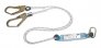 WORKGARD WGF622 ENERGY ABSORBER DOUBLE SAFETY LANYARD WITH SCAFFOLD HOOKS
