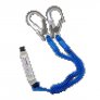WORKSAFE AW137 ENERGY ABSORBER DOUBLE ELASTIC LANYARD 1.8M – 137KG LOAD