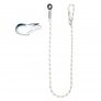 WORKSAFE CONNECTING ROPE LANYARD 2M FITTED WITH SCAFFOLD HOOK