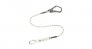 WORKSAFE® ENERGY ABSORBER ROPE LANYARD, 1.8M, FITTED SCAFFOLD HOOK, W/O KARABINER