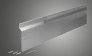 VERTIC ALUMINIUM PLINTH H=150MM (PROVIDED IN LENGTH 3M FIXING INCLUDED)