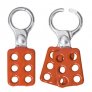 MASTER LOCK HASPS, ALUM 2.71 CM DIAMETER JAW, RED HANDLE