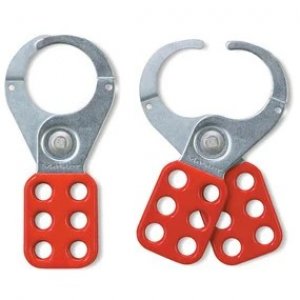 MASTER LOCK HASPS STEEL JAW WITH VINYL COATED HANDLE 2-3/8