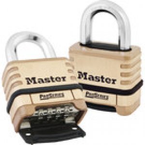 MASTER LOCK PRO SERIES COMBINATION PADLOCK - BRASS - RESETTABLE