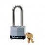 MASTER LOCK STEEL PADLOCK - KEYED ALIKE PADLOCK WITH EXTRA LENGTH SHACKLE 51MM BLACK