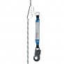 WORKSAFE® ROPE GRAB STEEL WITH ENERGY DISSIPATOR AND SNAP HOOK FOR 14MM ROPE, EN353-2 APPROVED