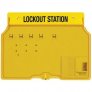 MASTER LOCK 1482B, 4 PADLOCK STATION WITH COVER (UNFILLED)