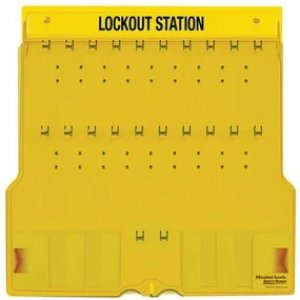 MASTER LOCK 1484B, 20 PADLOCK STATION WITH COVER (UNFILLED)