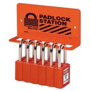 MASTER LOCK S1506 HEAVY DUTY PADLOCK RACKS - HOLD 6-8 PADLOCKS