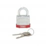 PANDUIT LAMINATED STEEL PADLOCKS RED COLOUR