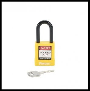 PANDUIT SAFETY YELLOW LOCKOUT PADLOCKS