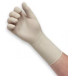 NORTH CHEMSOFT NITRILE CLEANROOM GLOVES ANTISTATIC LOW PARTICLE 12 INCH WHITE