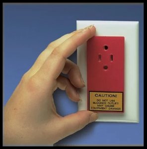 PANDUIT BLOCKOUT FOR ELECTRICAL RECEPTACLES